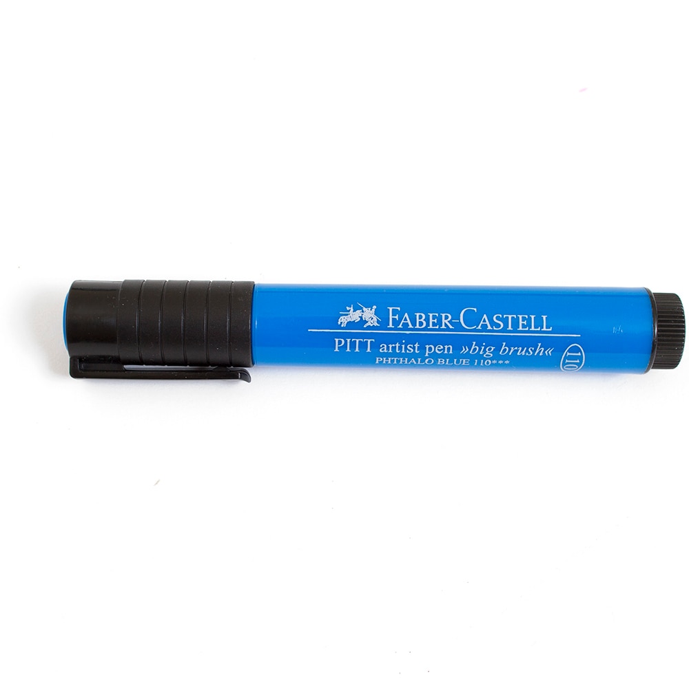 Faber Castell, Pitt, Artist, Big, Brush Pen, Phthalo Blue